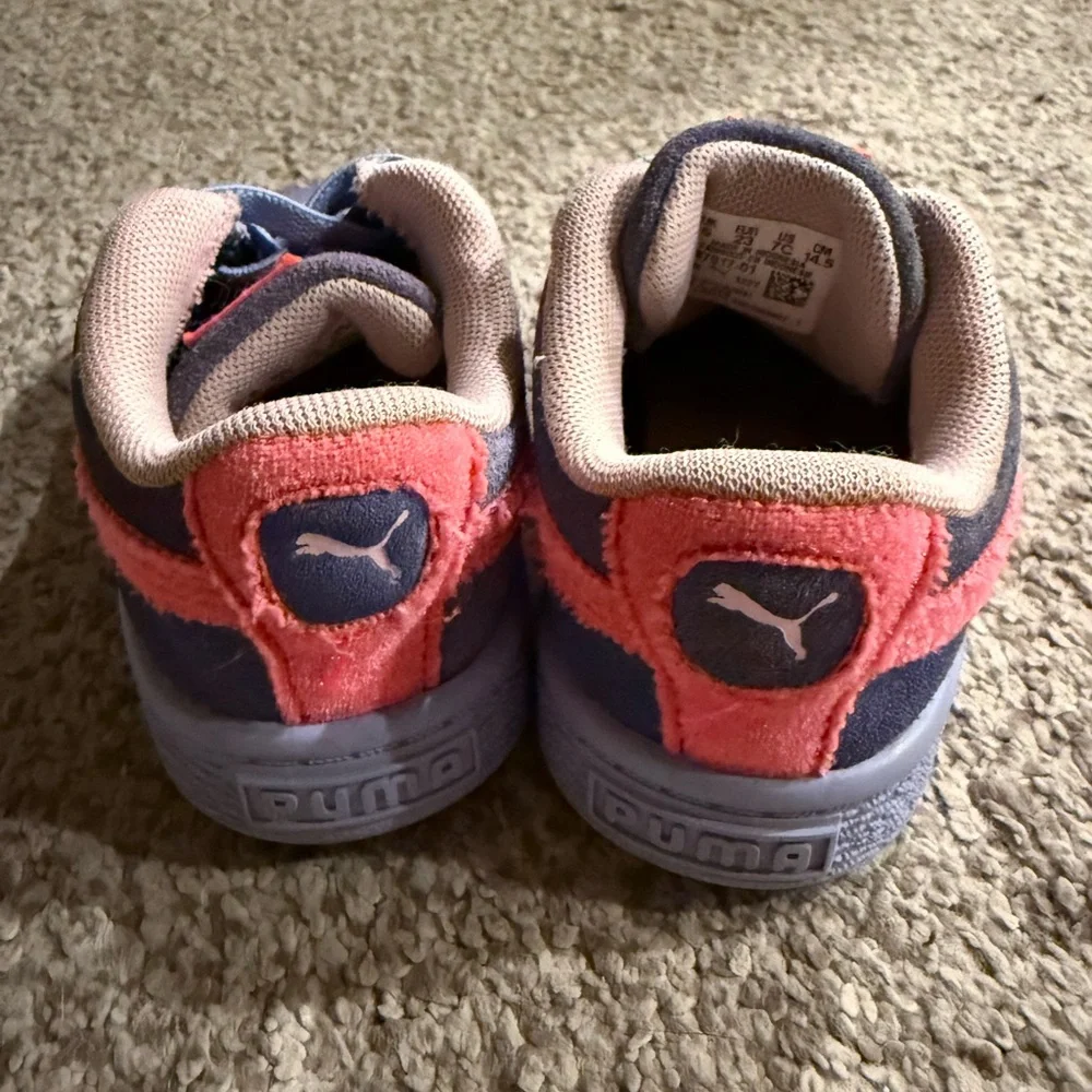 Puma Kids Sneakers - Coral Suede - Picture 11 of 13